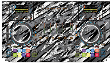 Denon DJ MCX 8000 Skin Sparkasm White